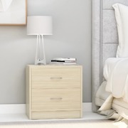 Bedside Cabinets 2 pcs Sonoma Oak 40x30x40 cm Chipboard