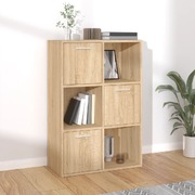 Storage Cabinet Sonoma Oak 60x29.5x90 cm Chipboard