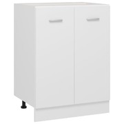 Bottom Cabinet White Engineered Wood Kitchen Storage Cabinet Cupboard