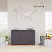 Sideboard Grey 120x36x69 cm Chipboard