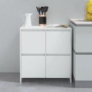 Buffets & Sideboard Wall Mount White Chipboard