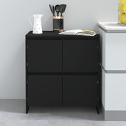 Buffets & Sideboard Wall Mount Black Chipboard