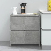 Buffets & Sideboard Wall Mount Concrete Grey Chipboard