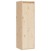 Wall Cabinet and Ledges Solid Wood Pine