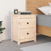 Bedside Cabinet Solid Wood 