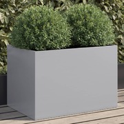 Planter Silver Galvanised Steel