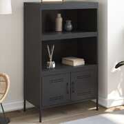 Highboard Black Steel - The Perfect Blend of Style and Durability for Your Home