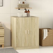 Sonoma Oak Washing Machine Cabinet: Modern Storage Solution for Your Laundry