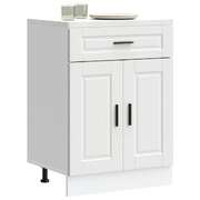 Sink Base Cabinet Lucca White Engineered Wood kitchen base cabinet