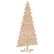 Stylish Wooden Christmas Tree for Decoration 180 cm Solid Wood Pine