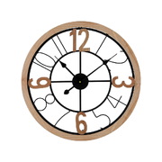 60CM Wall Clock Wooden