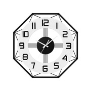60CM Wall Clock Octagon