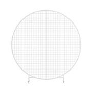 2M Round Backdrop Stand Wedding Background Decoration Party Flower Balloon Net