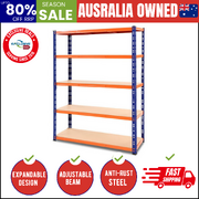 1.8M Garage Shelving Warehouse Rack Pallet Racking Storage Shelve Blue