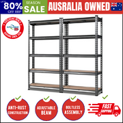 Giantz 2x1.5M Steel Warehouse Racking Rack Shelving Storage Garage Shelves Shelf