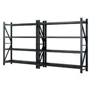 4Mx2M Garage Shelving Warehouse Rack Black