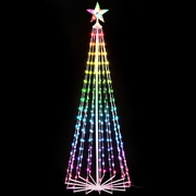 Christmas Tree 1.8m 265 RGB LED Fairy Lights Xmas Trees Decoration