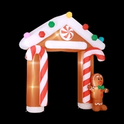 Christmas Inflatable Archwary Ginger 2.8M Illuminated Decorations