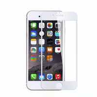 iPhone 8 iPhone 7 Tempered Glass 3D Full Screen Protection Screen - White