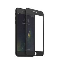 iPhone 8 Plus 7 Plus Tempered Glass 3D Full Screen Protection Screen - Black