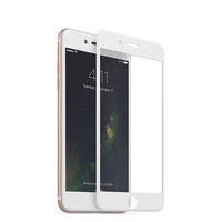 iPhone 8 Plus 7 Plus Tempered Glass 3D Full Screen Protection Screen - White