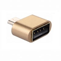 Micro USB Male to USB Female Cable Adapter Samsung Android Smarphone Tablet Gold