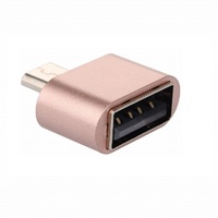 Micro USB Male to Fem Cable Adapter Samsung Android Smarphone Tablet Rose gold