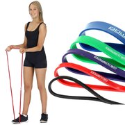 5x Powertrain Home Workout Resistance Bands Gym Exercise