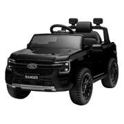 Electric Kids Ride On Car in Black with Realistic Features