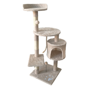 110cm Cat Tree Scratching Post - Beige