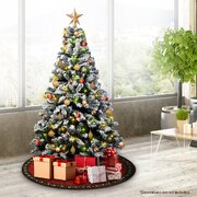 Snow-Tipped Snowflocked Artificial Christmas Tree 2.1M 1200 Tips