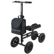 Foldable Steel Mobility Knee Scooter Walker for Enhanced Comfort