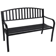 Steel Outdoor Garden Bench - Classic