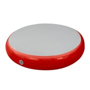 1M Air Track Spot Round Inflatable Gymnastics Tumbling Mat Pump Red