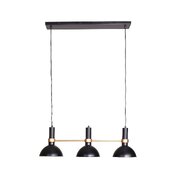 3-Light Kitchen Living Room Ceiling Retro Metal Pendant Lamp