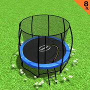 Trampoline 8 ft Round Outdoor - Blue