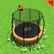 New 10ft Trampoline Free Safety Net Mat Spring Pad Cover Mat Basketball