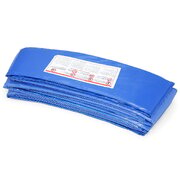 12Ft Trampoline Replacement Safety Pad And Net Round  8 Poles Blue