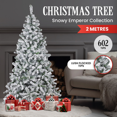 198cm feet Artifificial Christmas Tree - Snowy Emperor