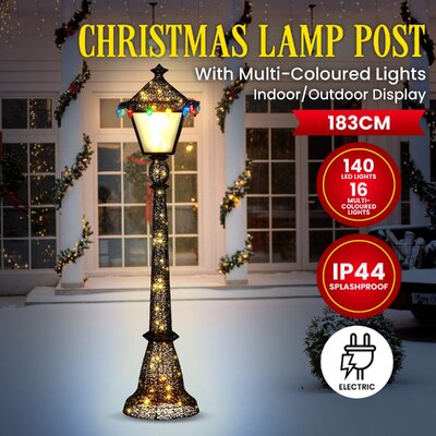 Christmas Lamp Post Display -  183cm