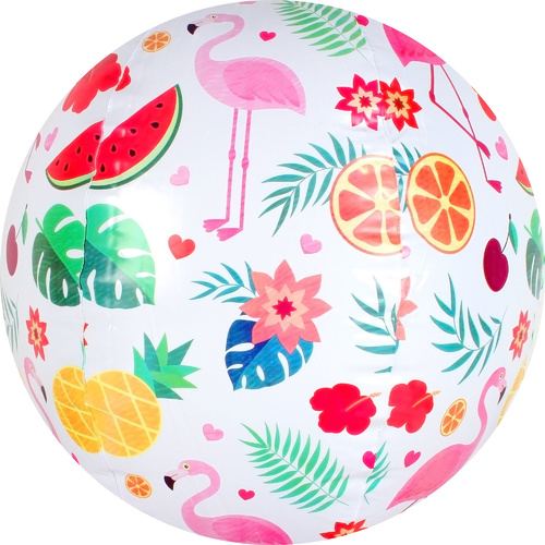 Kids Beach Ball Flamingo Paradise Inflated Size 50cm Diameter