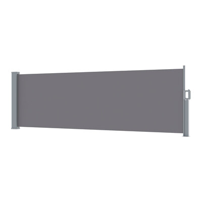 Side Awning Sun Shade Outdoor Blinds Retractable Screen Patio 1X3M Grey