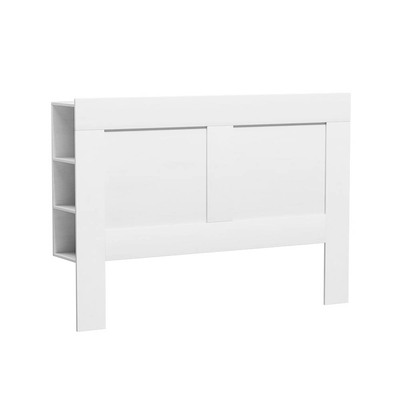 Bed Head Headboard Queen with Shelves - CABI White