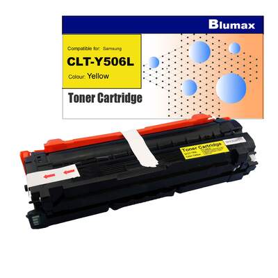 Blumax Alternative for Samsung CLT-Y506L Yellow Toner Cartridges 