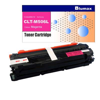 Blumax Alternative for Samsung CLT-M506L Magenta Toner Cartridges 