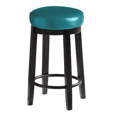 2x 65cm Swivel Bar Stool Kitchen Stool Wood Barstools Dining Deep Sea