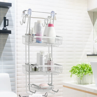 3-Tier Bathroom Shower Caddy Organiser Storage Rack