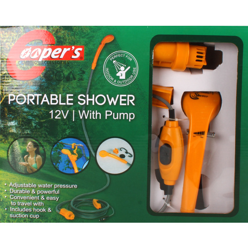 Portable Shower With Pump 12V