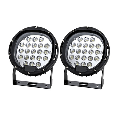 Pair LED Driving Lights 7 Inch Flood Spot Lights Car Truck SUV 12V 24V