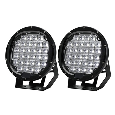 Pair LED Driving Lights 9 Inch Flood Spot Lights Car Truck SUV 12V 24V